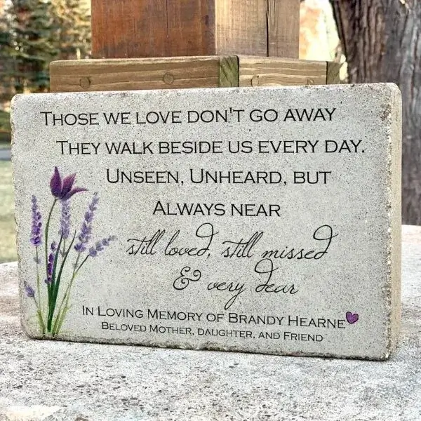 Pet Memorial Stones 5 Concrete Memorial Stones