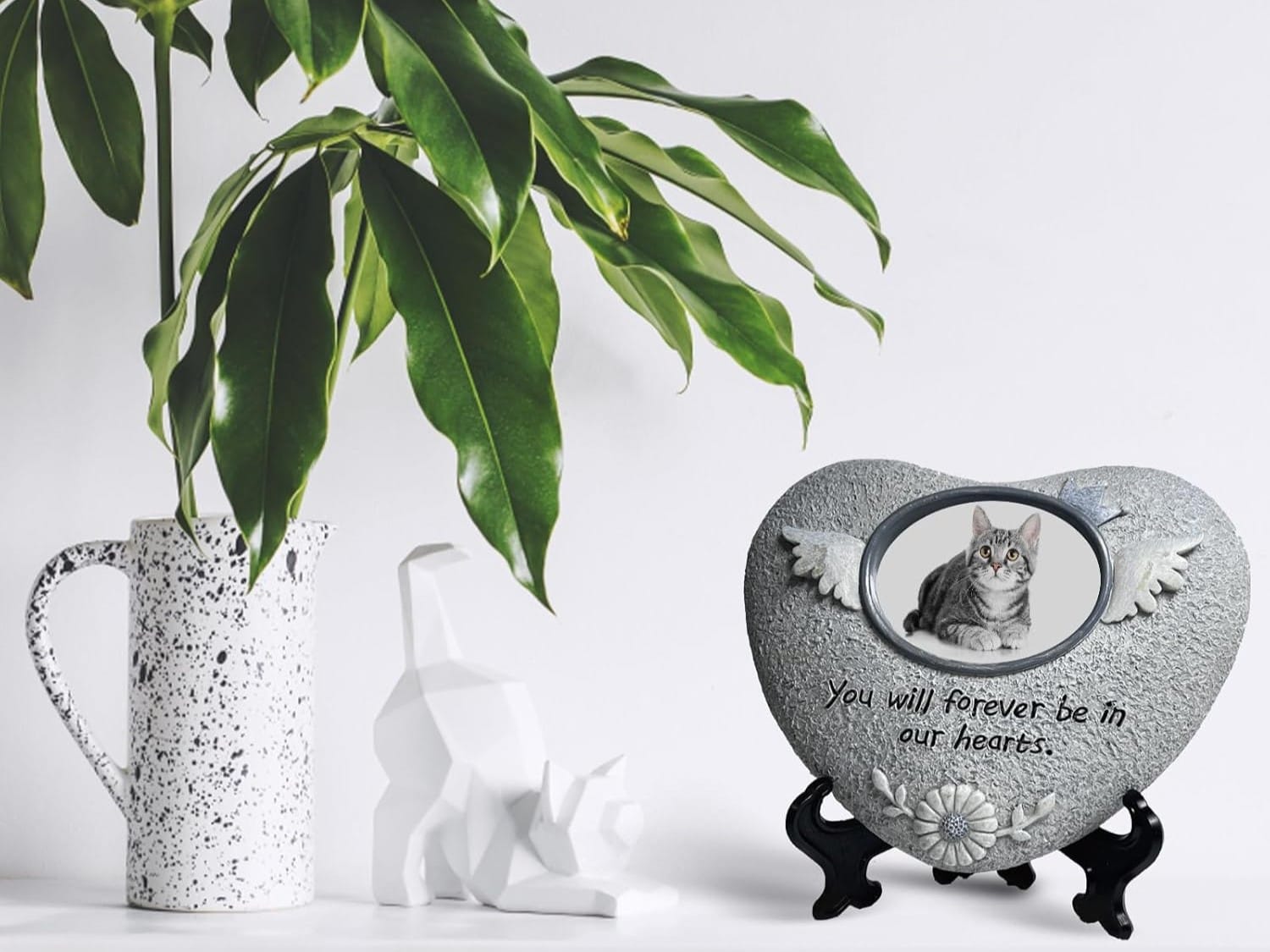 Resin Memorial Stones for Pets 2 Indoor shrines pet memorial stone
