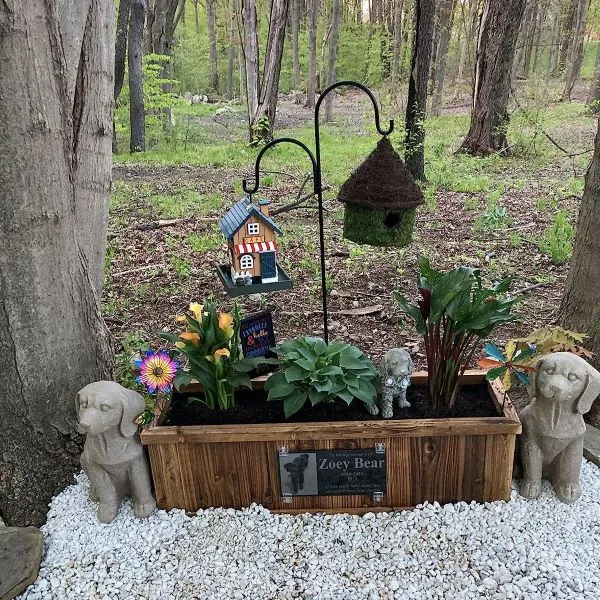 Granite Memorial Stones for Pet 2 Backyards & Gardens pet granite memorial stone