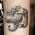 3D Cat Memory Tattoo