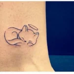 Angel Cat Memorial Tattoos (2)