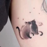 Angel Cat Memorial Tattoos (2)