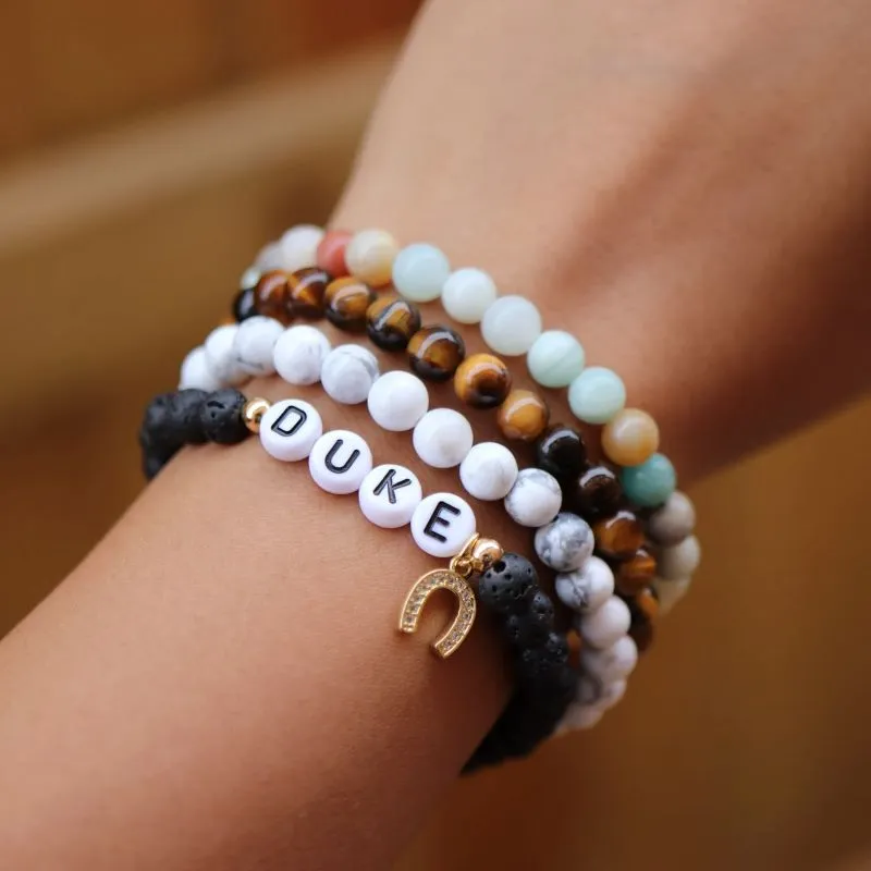 Memorial Bracelet for Horse 6 Beaded or Birthstone Memorials