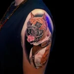 Boxer Dog Memorial Tattoo 2