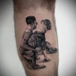 Boxer Dog Memorial Tattoo 3