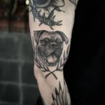 Boxer Dog Memorial Tattoo 4