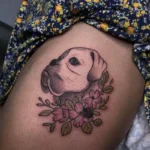 Boxer Dog Memorial Tattoo 8