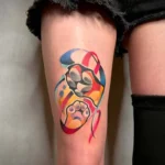 Cat Paw Print Memorial Tattoo​