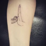 Cat Paw Print Memorial Tattoo​