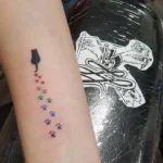 Cat Silhouette Memorial Tattoo
