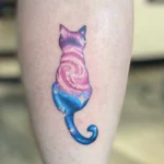 Cat Silhouette Memorial Tattoo