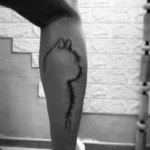 Cat Silhouette Memorial Tattoo