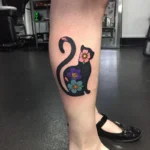 Cat Silhouette Memorial Tattoo