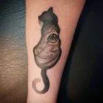 Cat Silhouette Memorial Tattoo