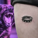 Dog Collar Memorial Tattoo 2