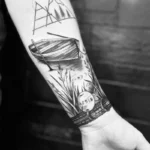 Dog Collar Memorial Tattoo 3