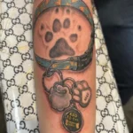 Dog Collar Memorial Tattoo 9