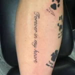 Dog Memorial Tattoo With Quotes 3