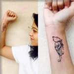 Dog Memorial Tattoos For Females 10