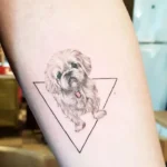 Dog Memorial Tattoos For Females 5