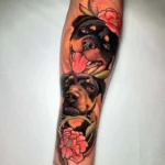 Dog Memorial Tattoos For Guys 3