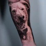 Dog Memorial Tattoos For Guys 4