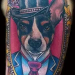Dog Memorial Victorian Tattoo