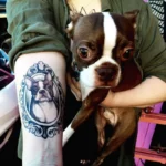 Dog Memorial Victorian Tattoo 3