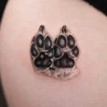 Dog Paw Memorial Tattoo 4