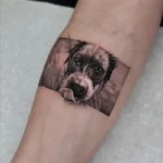 Dog Portrait Memorial Tattoo 5