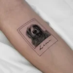 Dog Portrait Memorial Tattoo 8