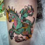 Horse Barrel Racing Memorial Tattoo