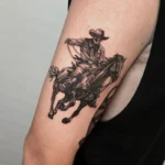 Horse Barrel Racing Memorial Tattoo
