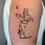 Horse Barrel Racing Memorial Tattoo