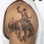 Horse Barrel Racing Memorial Tattoo