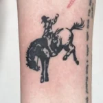 Horse Barrel Racing Memorial Tattoo