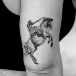Horse Barrel Racing Memorial Tattoo