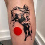 Horse Barrel Racing Memorial Tattoo