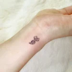 Minimalist Cat Memorial Tattoo