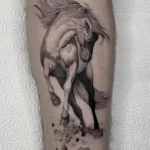 Running Horse Memorial Tattoo