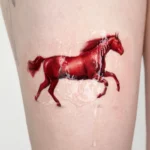 Running Horse Memorial Tattoo