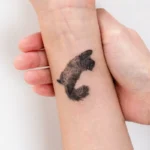 Small Cat Memorial Tattoo
