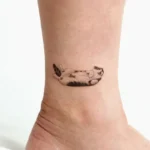 Small Cat Memorial Tattoo