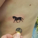Small Horse Memorial Tattoo