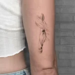 Small Horse Memorial Tattoo