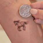 Small Horse Memorial Tattoo