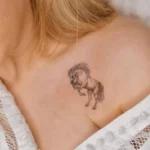 Small Horse Memorial Tattoo
