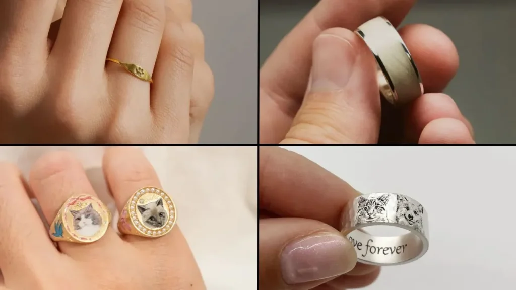 Cat Memorial Ring
