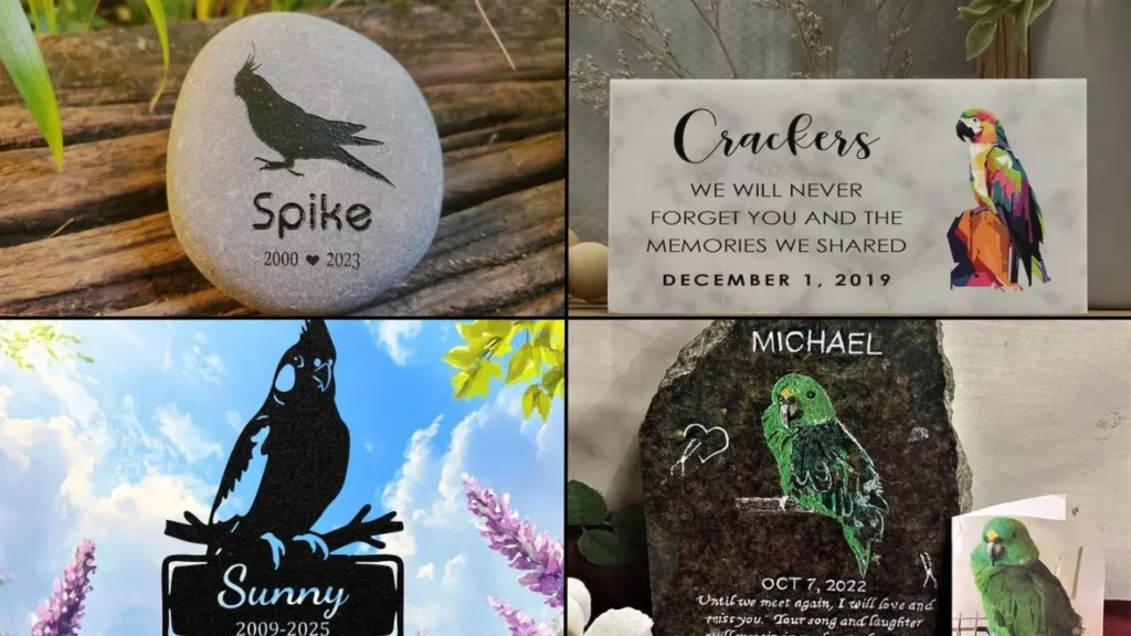 Bird Memorial Stones & Markers