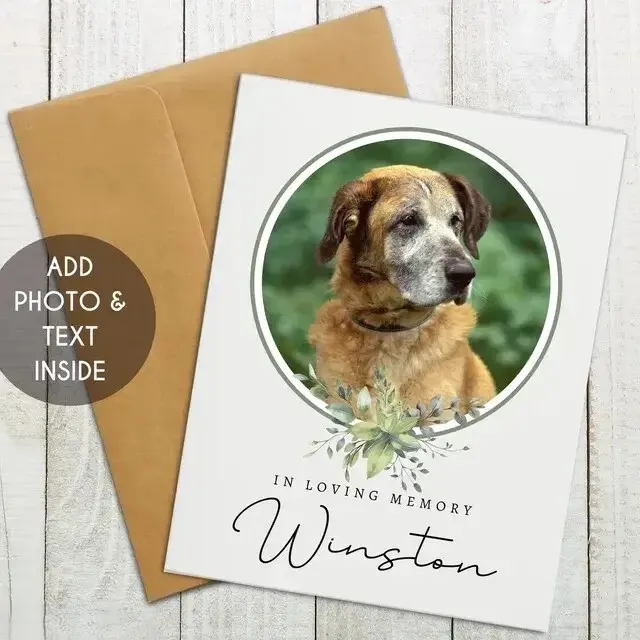Memorial Cards pet
